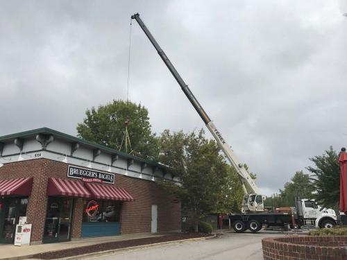 Insured Crane Services in Wake Forest NC - HVAC Crane Services